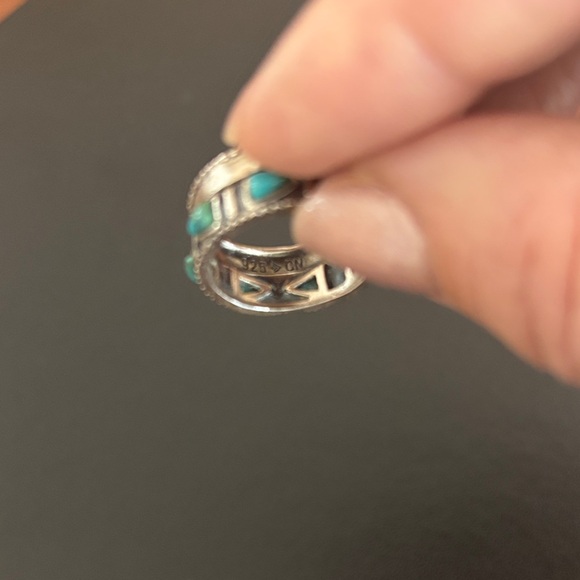 Silpada Silver Ring with Turquoise Accents - Picture 2 of 2
